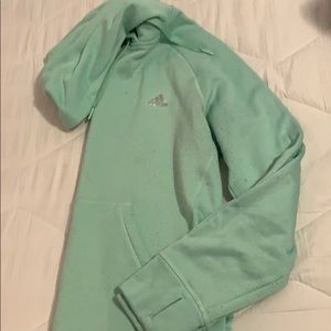 Mint Green Adidas Hoodie